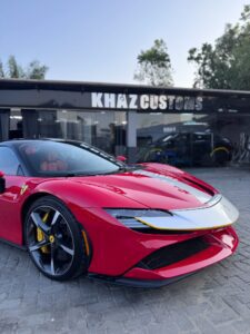 Custom Wrapped Ferrari SF90