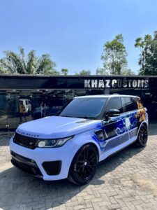 Custom Wrap on a Range Rover SVR