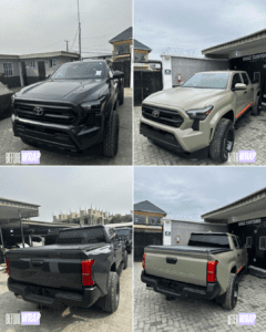 Tacoma in Khaki Green Wrap and Gloss Orange Accents