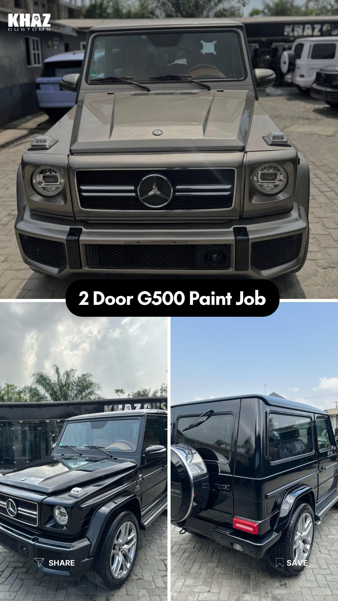 2 Door G500 Colour Change Paint Job
