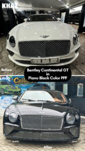 Bentley Continental GT in Piano Black Colour PPF