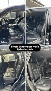 Toyota Landcruiser Prado Upholstery Job