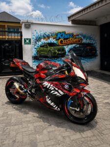 BMW S1K Decal Installation