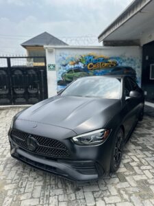 C300 in Satin Black Wrap